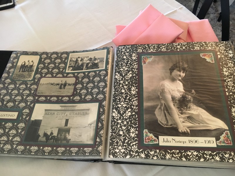 Scrapbook of historical information about the house