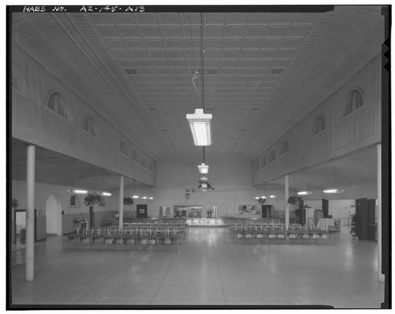 Interior of Dining Hall, built 1902