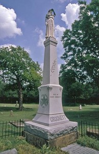 Monument dedicated in 1911 to honor the late Elizabeth Crockett