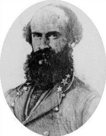 Confederate General William E. Jones, commander during the raid's presence in Bridgeport.