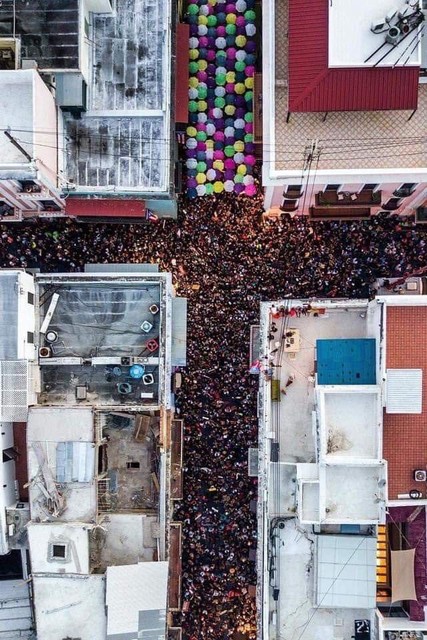 Thousands of Puerto Ricans in " La Calle Fortaleza" protesting against Governor Ricardo Roselló in July 2019