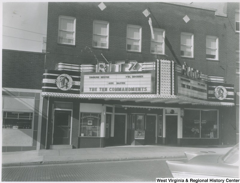 Ritz Theater ca. 1960 (from West Virginia & Regional History Center)