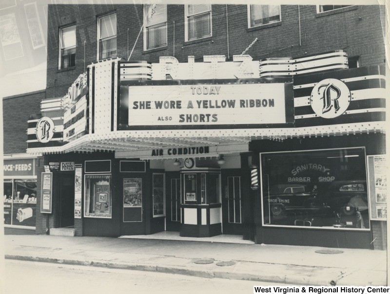 Ritz Theater ca. 1960 (from West Virginia & Regional History Center)