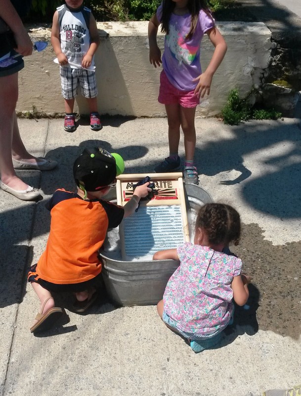 Children Enjoying Museum's Booth at 2016 West Virginia Fest, Downtown Charles Town