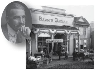 Baum in left corner, with his Bazaar in operation