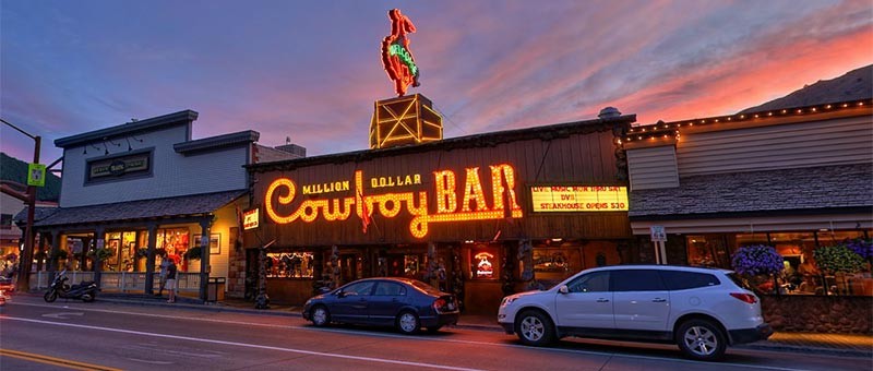 Million Dollar Cowboy Bar storefront