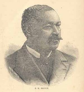 This image of a slightly darker B. K. Bruce comes from an 1890 book by an African American author.