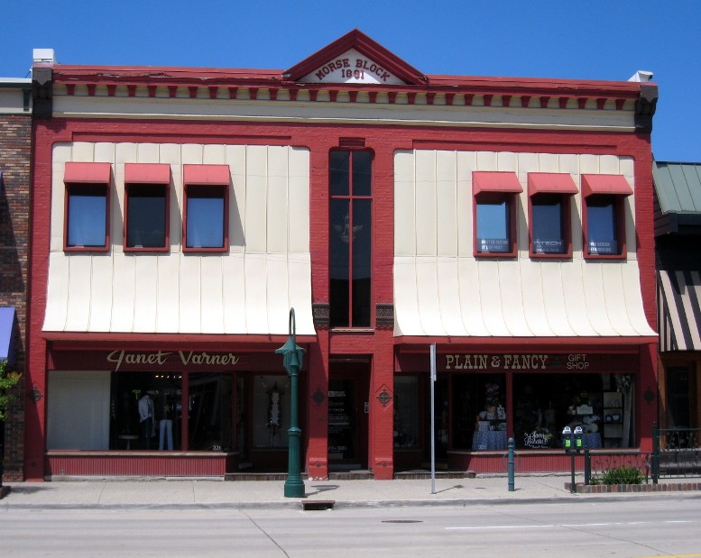 Morse Block, east elevation, 2020