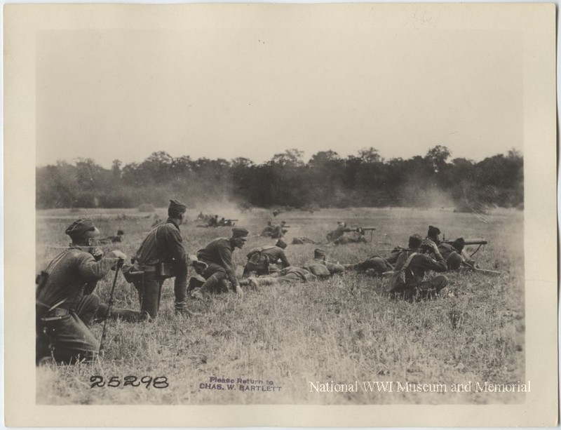 Machine Gun Company at target practice