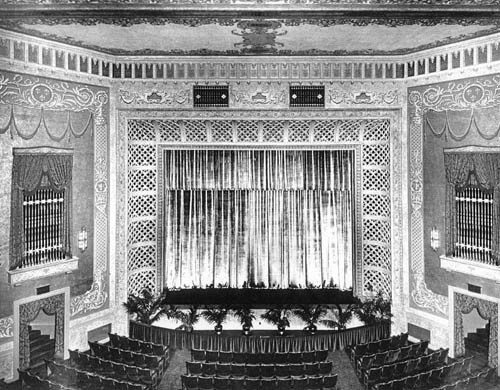 Historic interior of The Rialto Theatre