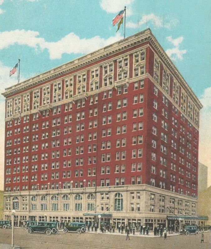 Courtesy of James E. Casto, a postcard from the opening of the hotel in 1926.