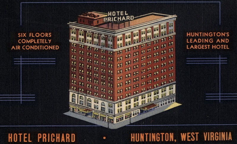 A postcard for the Hotel Prichard.