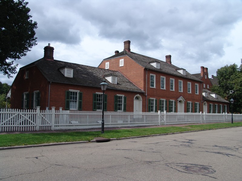 The George Rapp House at Old Economy Village.