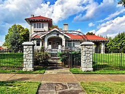 The Prichard House- every block of granite was individually cut to correspond with the over all pattern.