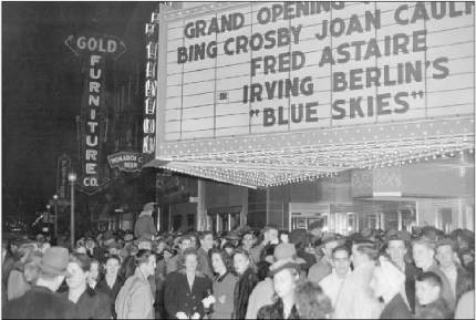 The crowd gathered for the Tipton's opening night