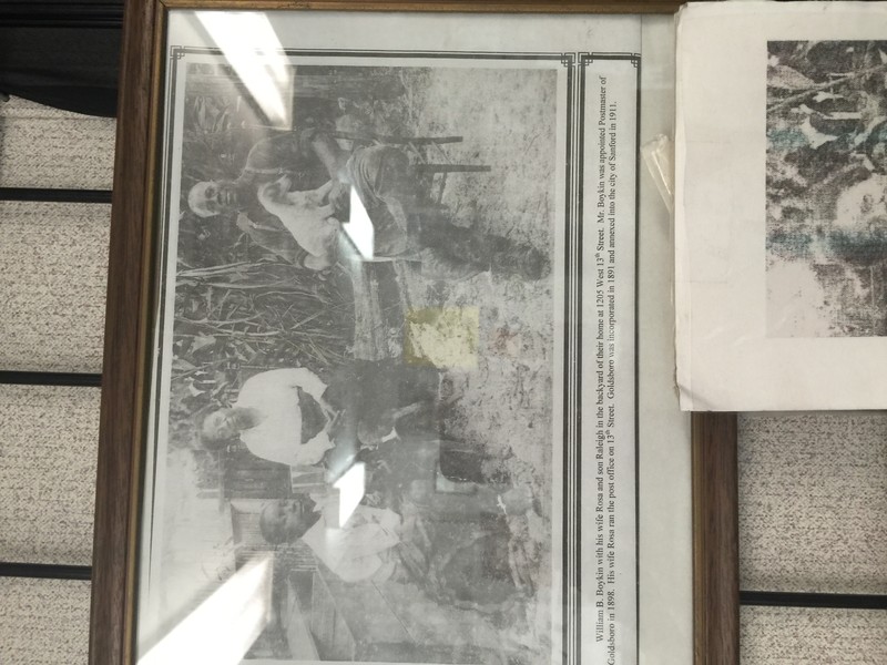 Picture of one of the founders of Goldsboro, William B Boykins, along with his Wife Rosa Boykins and son Raleigh.