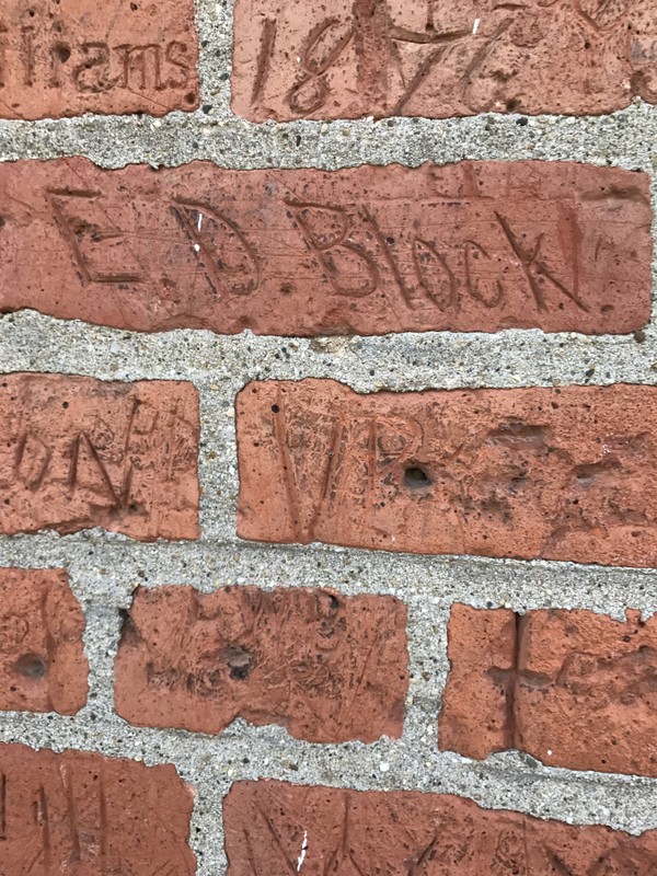 Personalized bricks of Sturtevant Hall.