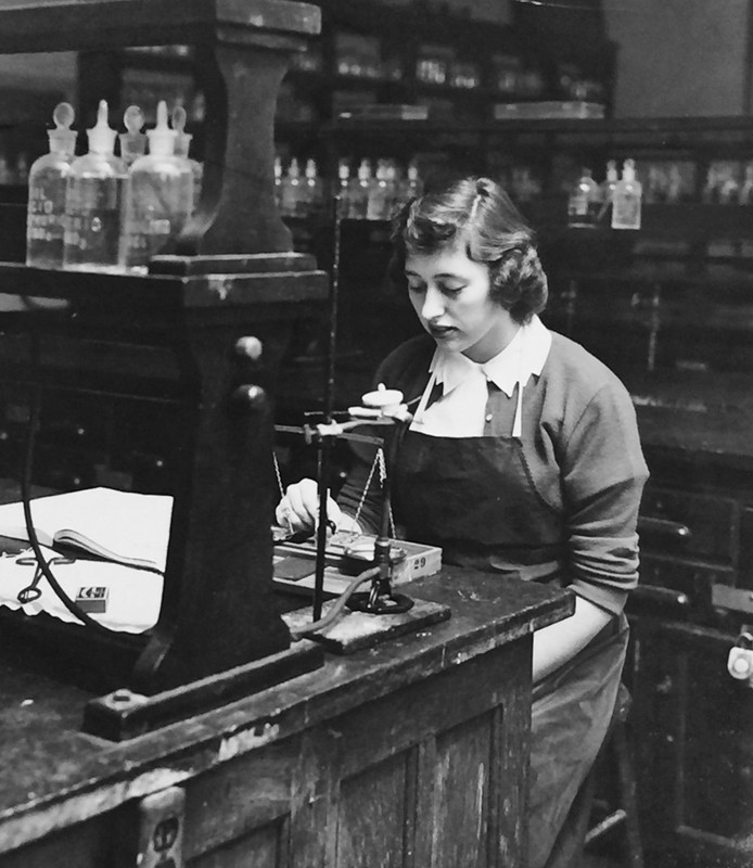 Sturtevant Hall's science laboratory