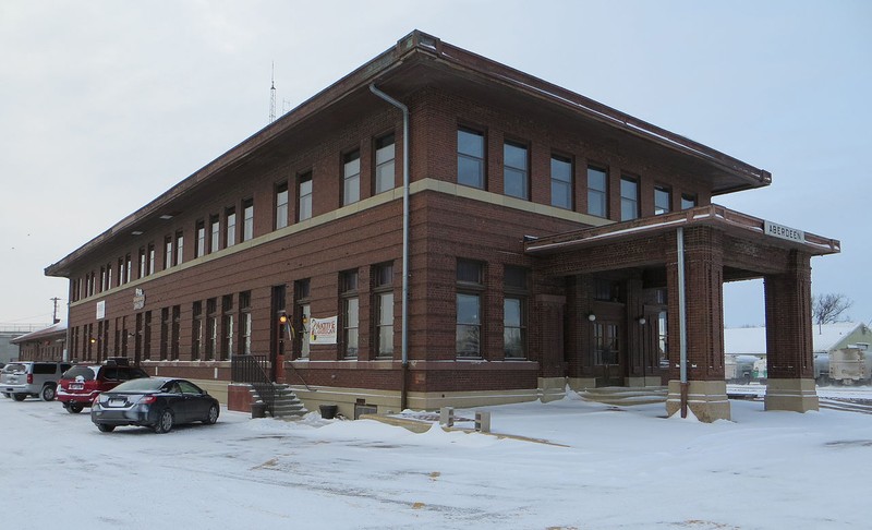 The depot, frontside, as seen today