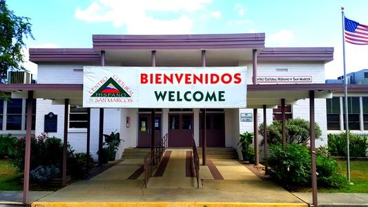 This cultural center is located in a former school that served the mostly Mexican-American population in the heart of San Marcos.