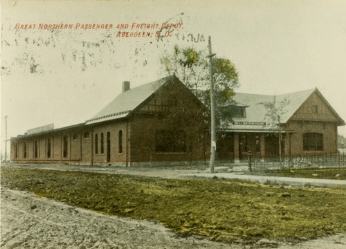 1909 photo of the depot