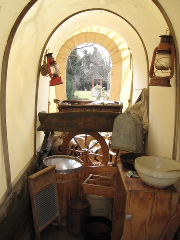 Interior of the Covered Wagon