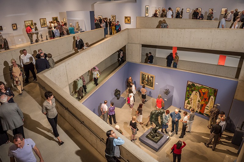 The museum's collection is comprised of American Art, Art of the American West, Latin American art, Folk Art of the Americas, and Modern and Contemporary art.