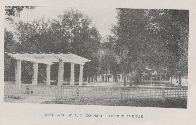 Residence of A.L. Goodrich North Thorpe Avenue