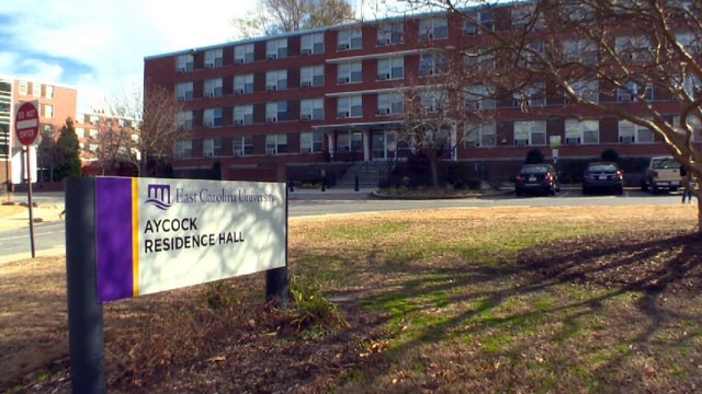 Aycock Hall before it was renamed.