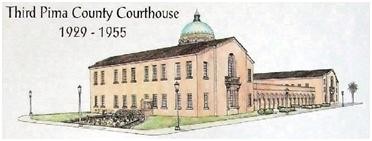 The 3rd/1929 courthouse before the large 1955 addition to the south side of the building.