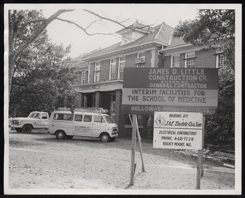 Ragsdale Hall Renovations (Interim Medical School Facilities 1976)