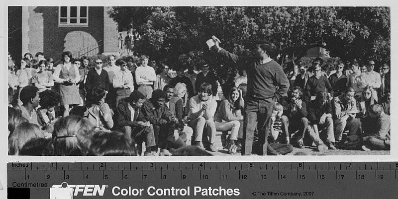 William Lowe shows the list of demand to the students at East Carolina University.