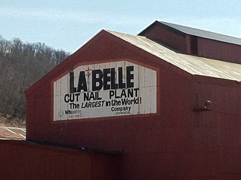 LaBelle Sign Painted on Building