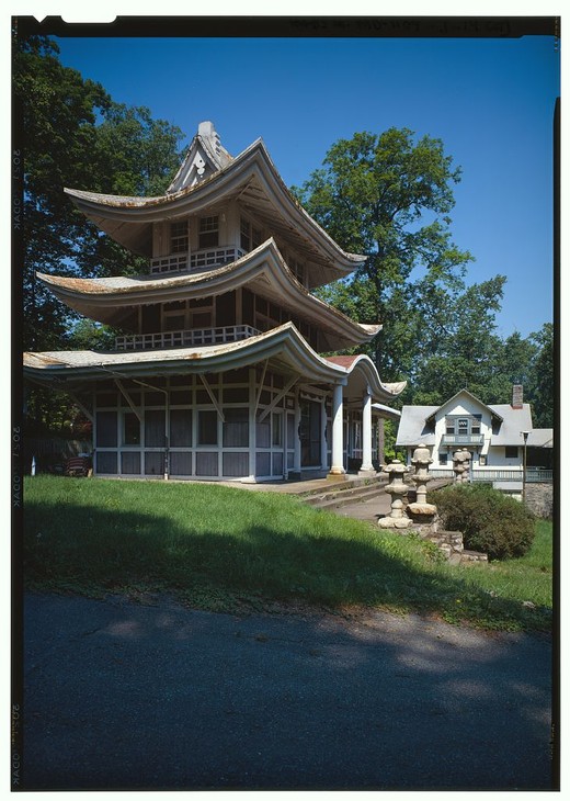 Pagoda at National Park Seminaryna, HABS, Library of Congress (public domain)