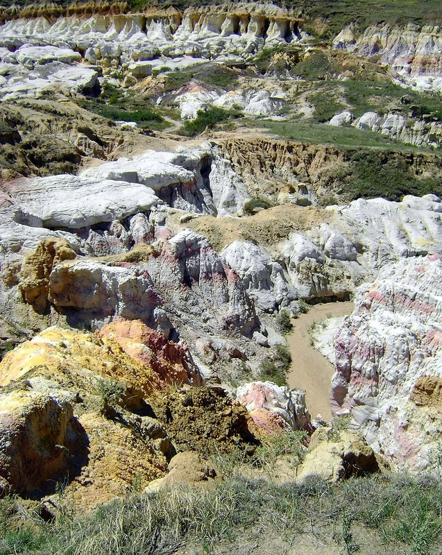 View of some of the geological formations at the park