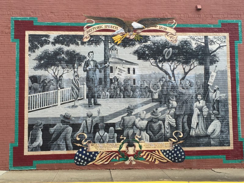 Abraham Lincoln Speech Mural.