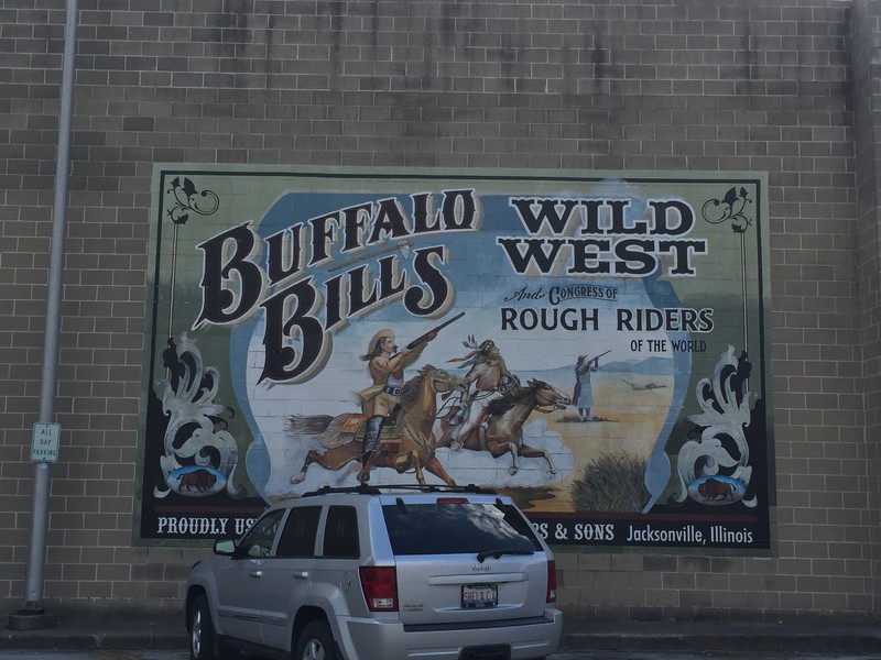 Buffalo Bill Mural. 