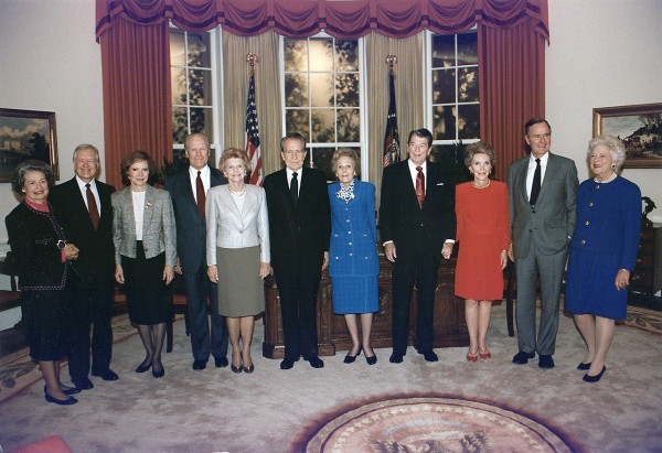 Smile, Standing, Oval Office, Office, Presidents, First Ladies 