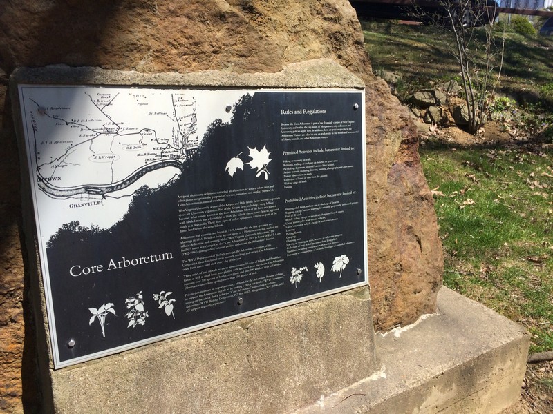Arboretum plaque