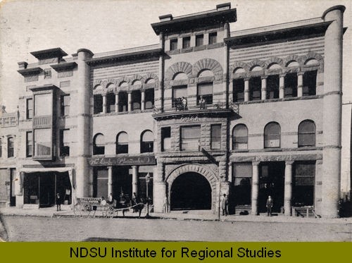 Metropolitan Opera House in 1897. Photo courtesy of the North Dakota State University Institute of Regional Studies.
