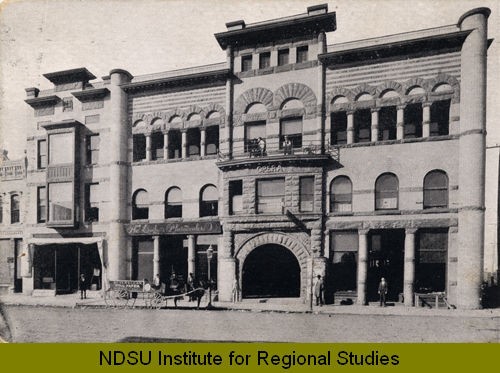 Metropolitan Opera House in 1897. Photo courtesy of the North Dakota State University Institute of Regional Studies. 