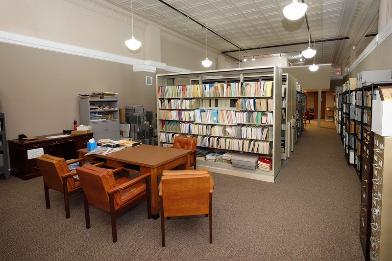 The research room is available for genealogy and local history research.