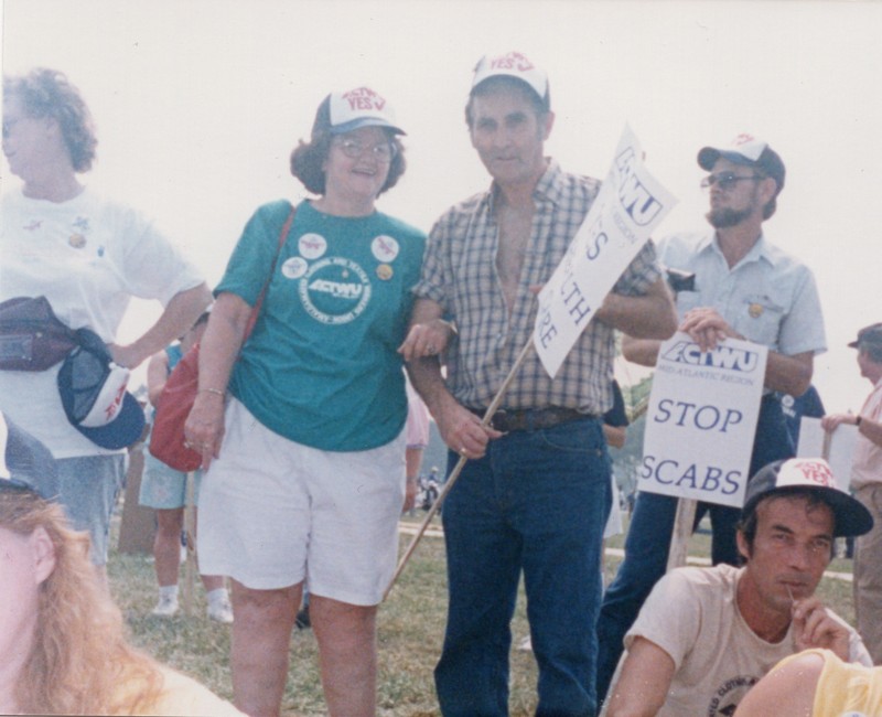 National President, Amalgamated Clothing and Textile Workers Union (ACTWU) Protest, Washington, D.C.,1991