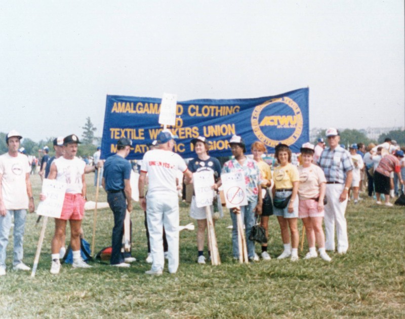 Amalgamated Clothing and Textile Workers Union (ACTWU) Protest, Washington, D.C., 1991