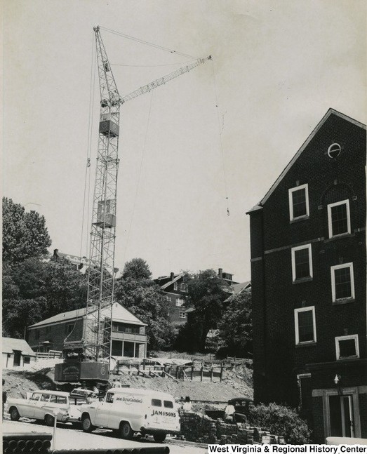 This is a picture of the Boreman North construction scene at Boreman Hall West Virginia
University. Morgantown, WV