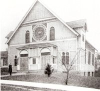 This temple at Park Avenue and Jackson Street was dedicated in 1908.