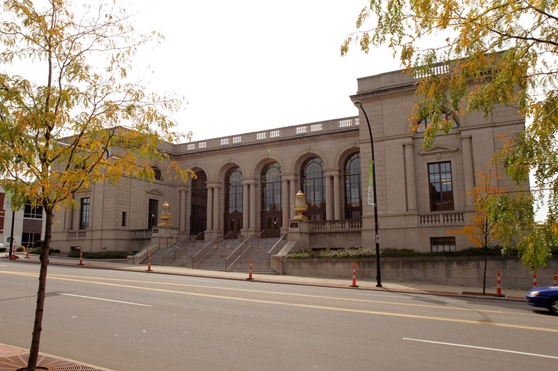 The Akron Post Office and Federal Building on East Market Street is now home to Summa Health Services. 