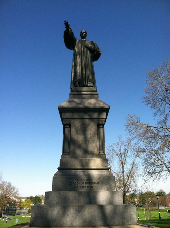 Brownell Statue at Trinity College Campus 