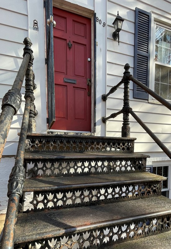 Door, Stairs, Wood, Building