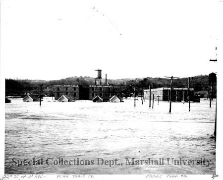 Penn Table Co. and Empire Furniture Co. at 22nd St. and 2nd Ave. during the 1937 flood